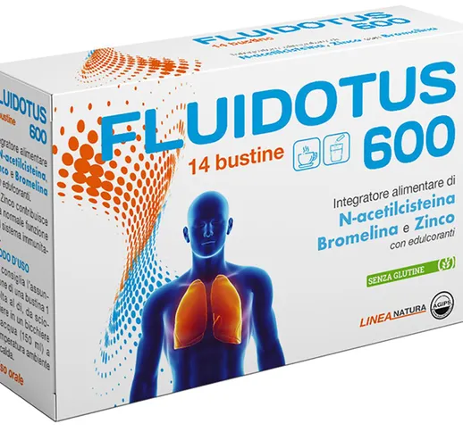 Fluidotuss 600 14 Bustine - Integratore Alimentare