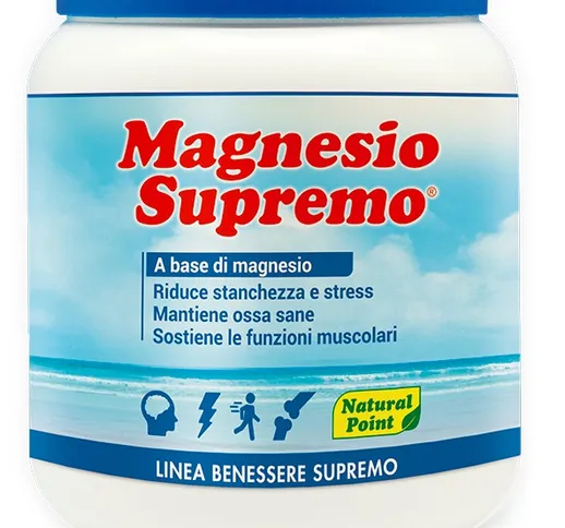 Natural Point Magnesio Supremo Integratore Alimentare in Polvere 300 grammi