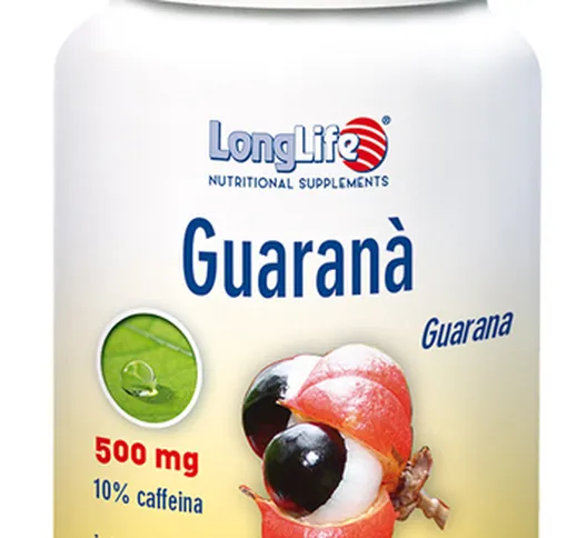 Longlife Guarana 60 Capsule Vegetali - Integratore Energetico