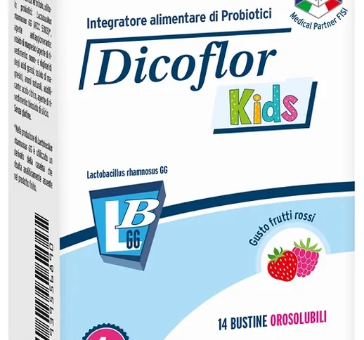 Dicoflor Kids 14 Bustine Orosolubili - Integratore Fermenti Lattici
