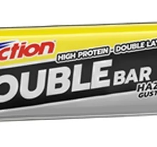 ProAction Double Barretta Nocciola/Caramello 31% Barretta Proteica 60 grammi