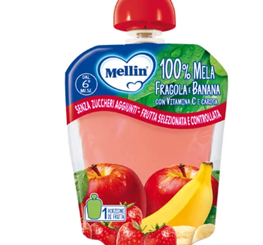 Mellin 100% Mela , Fragola e Banana 90 grammi