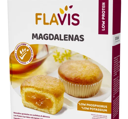 Mevalia Flavis Merendina Magdalenas Albicocca Senza Glutine 200gr