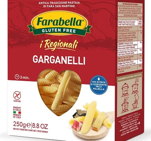 Farabella Garganelli Regionali Senza Glutine 250 grammi
