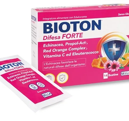 Bioton Difesa Forte 14 Bustine - Integratore Difese Dell'Organismo