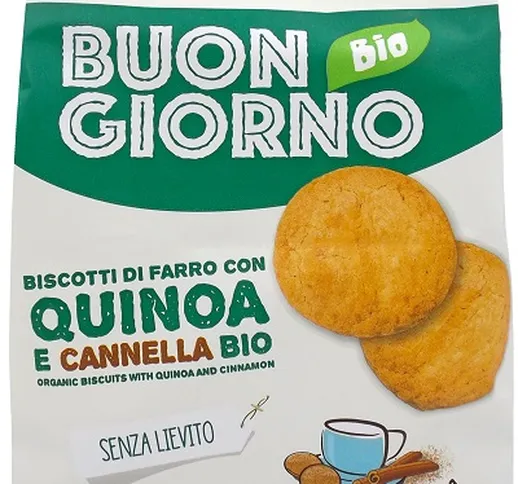 Buongiorno Bio Biscotti Quinoa e Cannella 250 grammi