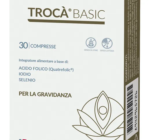 Trocà Basic 30 Compresse - Integratore di Iodio e Alico Folico