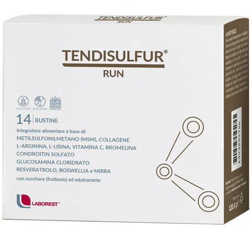 Tendisulfur Run 14 Bustine - Integratore per le Articolazioni