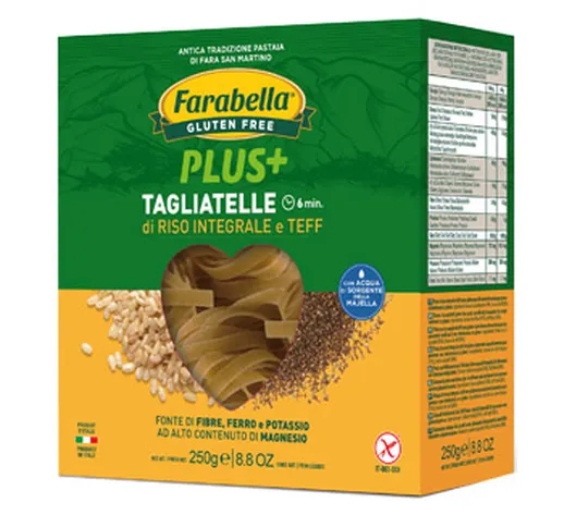 Farabella Senza Glutine Pasta Tagliatelle al Riso Teff 250 grammi