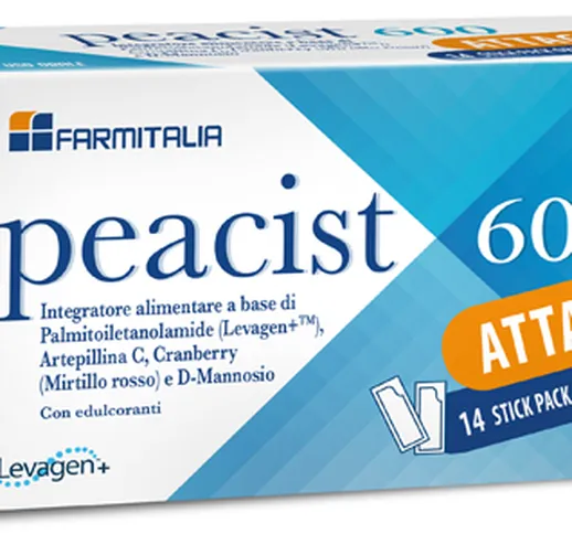 Peacist 600 Attack 14 Bustine - Integratore per Infezioni Vie Urinarie