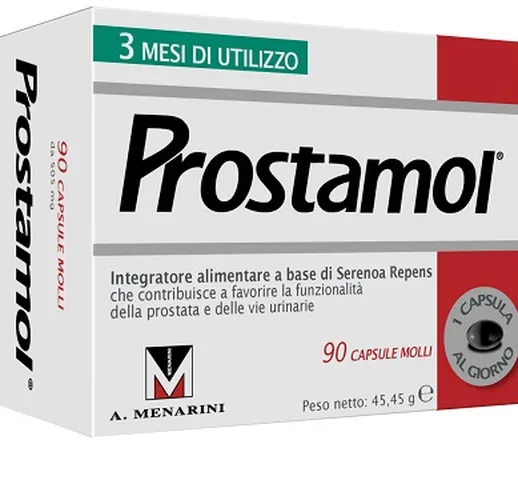 Prostamol Integratore per la Prostata 90 Capsule Molli