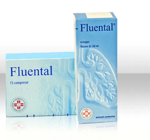 Fluental Sciroppo 12,8 + 8 mg/ml Paracetamolo 150 ml