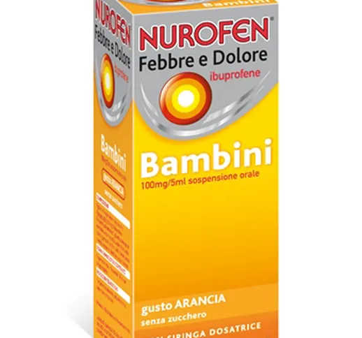 Nurofen Febbre e Dolore Bambini Ibuprofene Sospensione Orale Arancia 150 ml