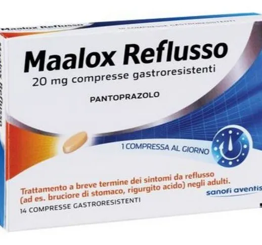 Maalox Reflusso 20 mg Pantoprazolo 14 Compresse