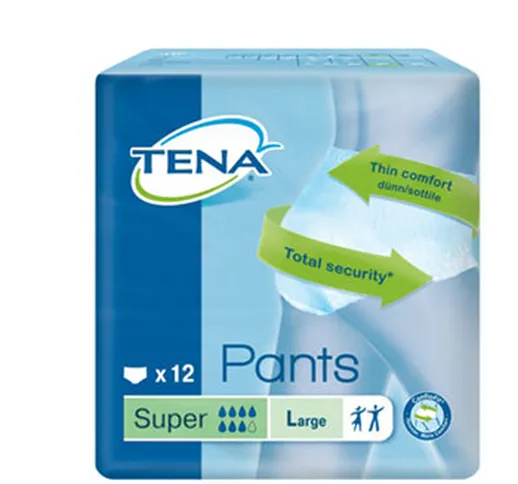 TENA PANTS SUPER L NEW 12PZ