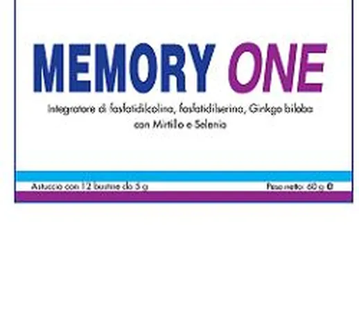 MEMORY ONE INTEG 12 BUSTE