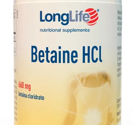 LONGLIFE BETAINE HCL 90 Cpr