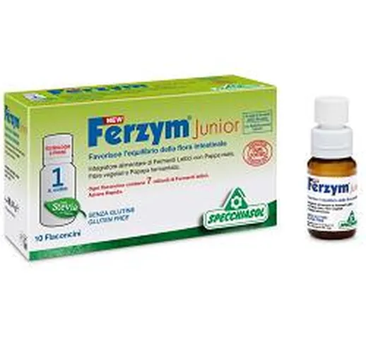 NEW FERZYM JUNIOR 10 FLACONCINI 8 ML