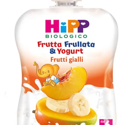 HIPP FRUTTA FRULLATA YOGURT FRUTTI GIALLI 90 G