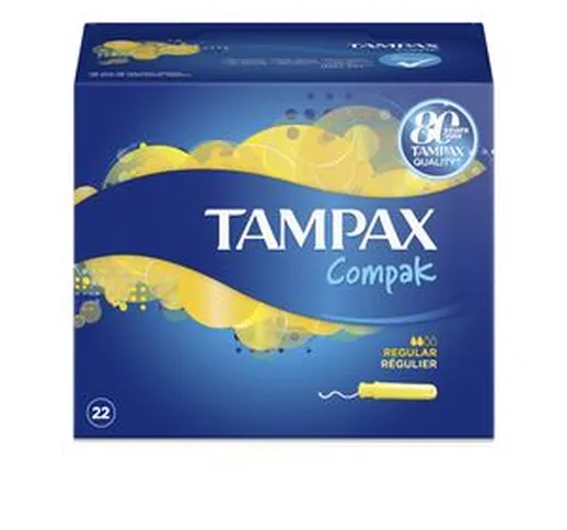 TAMPAX COMPAK tampón regular 22 uds