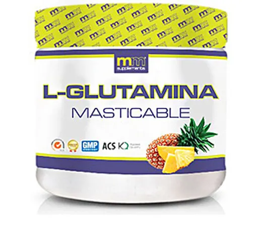 L-GLUTAMINA masticable 2000mg #pinnaple 180 tabletas