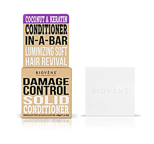 COCONUT&KERATIN DAMAGE CONTROL solid conditioner bar 40 gr