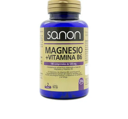 SANON magnesio + vitamina B6 180 comprimidos de 1200 mg