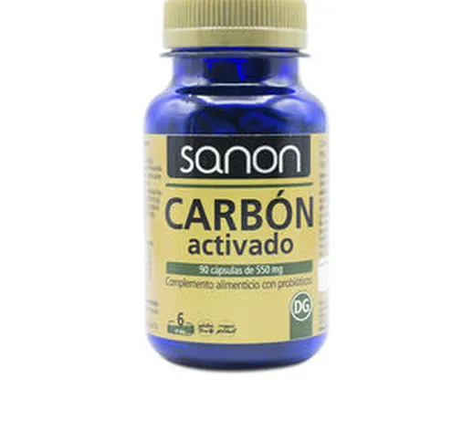 SANON carbón activado 90 cápsulas 550 mg