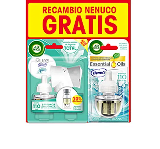 AIR-WICK AMBIENTADOR ELÉCTRICO COMPLETO #NENUCO cofanetto 2 pz