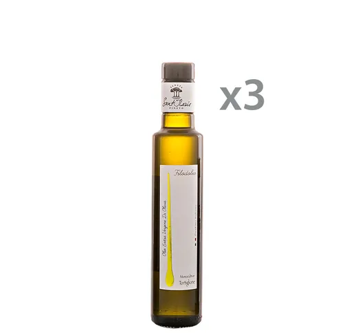 3 bottiglie da 250 ml - Olio EVO Linea Filodolio