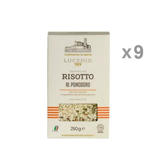 9 confezioni 250 gr - Risotto Pomodoro