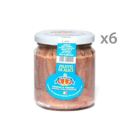 Filetti di Alici - 6 vasetti 320 gr