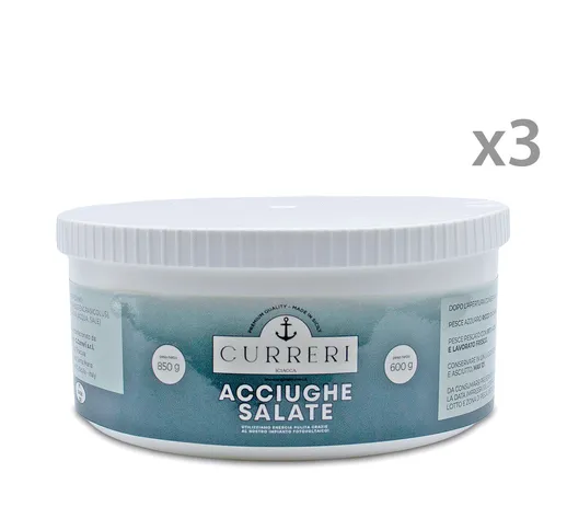 Acciughe Salate - 3 confezioni 850 gr