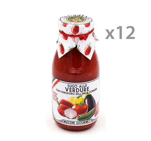 12 bottiglie - Sugo alle Verdure 250 ml