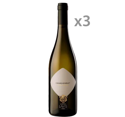 3 bottiglie - Chardonnay Trentino DOC 2020