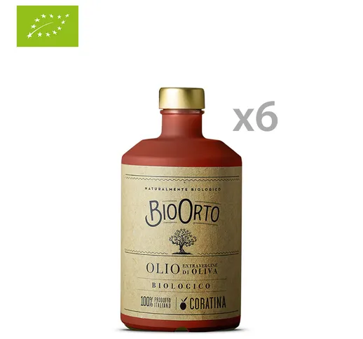 6 bottiglie - Olio Evo BIO monocultivar Coratina 250 ml