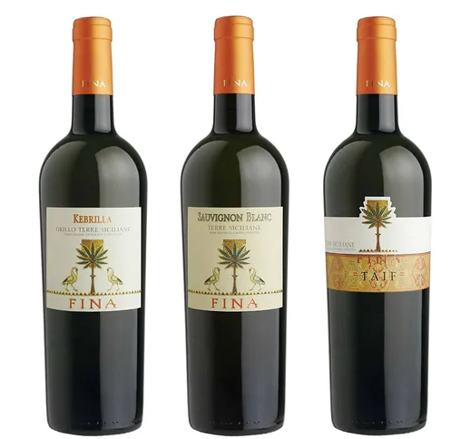 3 bottiglie miste: "Kebrilla" Grillo BIO Sicilia DOC 2020 - "Mamarì" Sauvignon Terre Sicil...