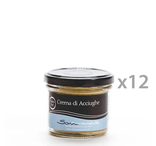 12 vasetti - Crema di acciughe 90 gr