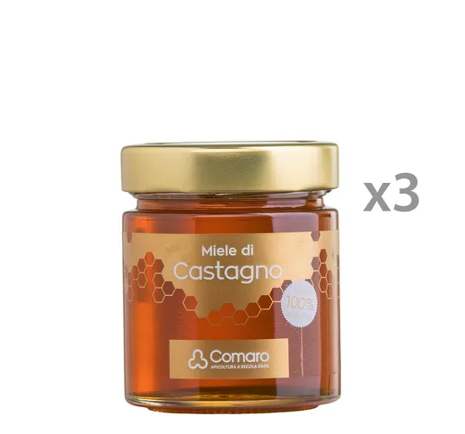 3 vasetti - Miele di Castagno 250 gr