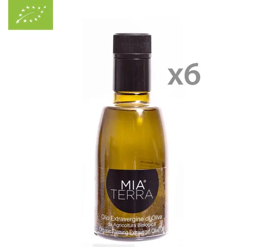 6 bottiglie 250 cl - Olio extra vergine di oliva Biologico pugliese