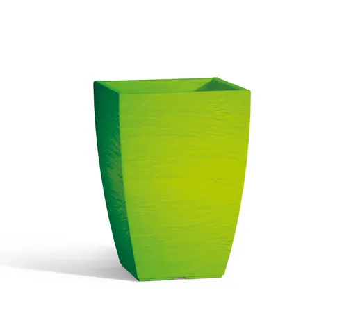 Vaso ADONE SQUARE GREEN 27x27x38