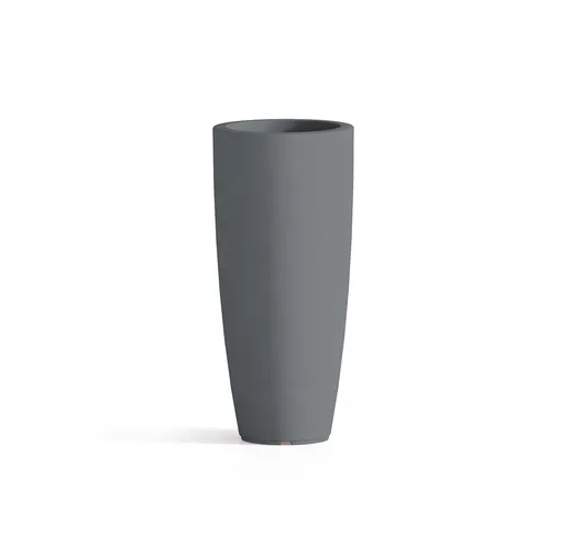 Vaso STILO ROUND GREY Ø33xH70