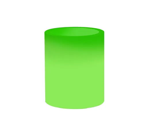 Vaso VENUSIO BRIGHT GREEN LIGHT Ø40xH50