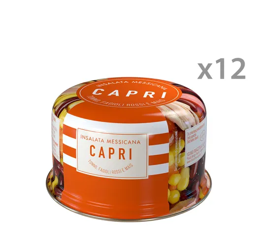 12 confezioni - Insalate tonno Capri "Messicana" 250 gr
