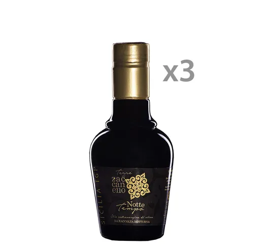 3 bottiglie - Olio EVO blend IGP Sicilia "NotteTempo" 250 ml
