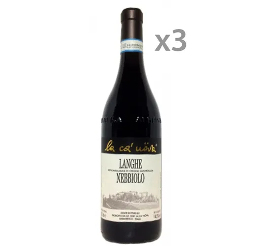 3 bottiglie - Langhe Nebbiolo DOC 2020