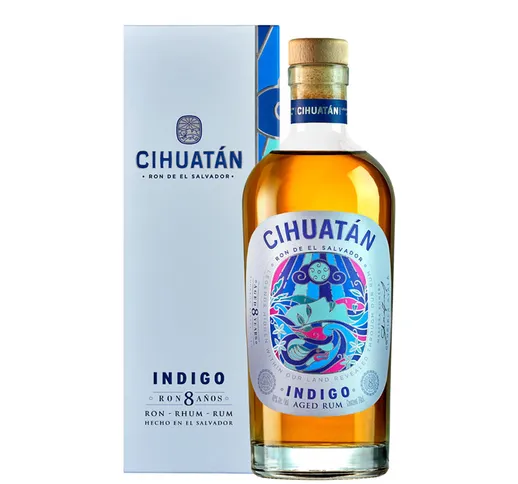 1 bottiglia 70 cl - "Indigo" Rum de El Salvador 8 anni in astuccio