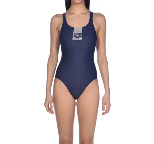 Arena costume intero  W BASICS SWIM PRO BACK ONE PIECE blu