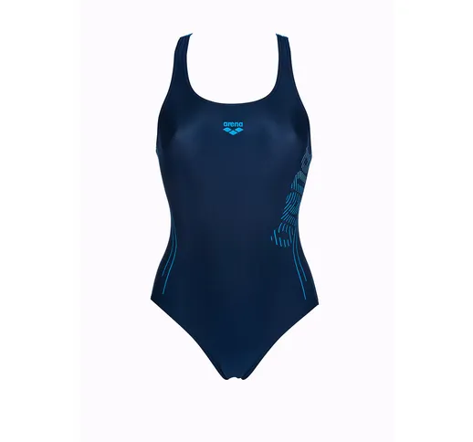 Arena costume intero  W SHADING LIGHTS SWIM PRO ONE PIECE navy