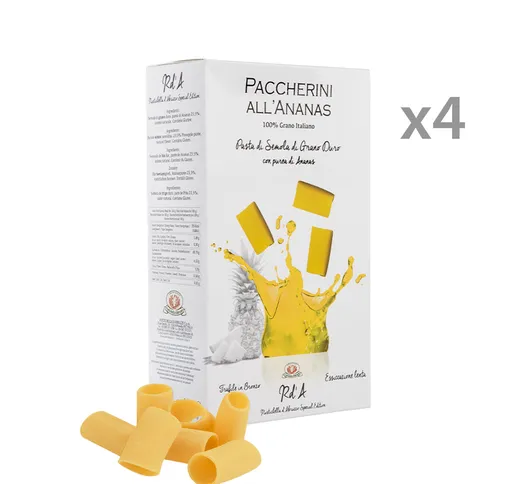 4 confezioni Paccherini all'Ananas 250 gr